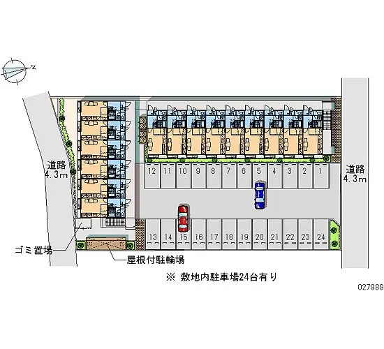 ★手数料０円★津市中河原　月極駐車場（LP）